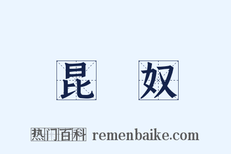 昆峇奴是什么意思的图片